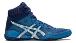Asics Matcontrol 2 Wrestling Shoes (Azure/Deep Ocean)