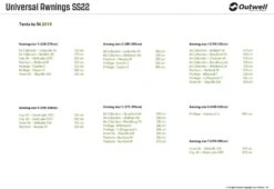 Outwell Universal Tent Awning Size 6 -Berghaus Sales 111295 12