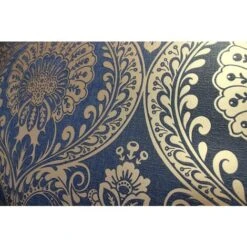 Damask Wallpaper Navy Blue Gold Metallic Shimmer Textured Arthouse Decoris -Berghaus Sales 12359868 4