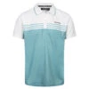 Benross Polo CBlock Stripe S22 MENS SS SMALL WHTPORCEL