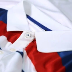 Stromberg Polo Panel WC W22 MENS SS SMALL WHT/RED -Berghaus Sales 407448 stromberg panel polo white red 3