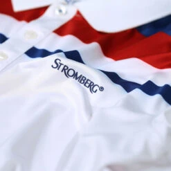 Stromberg Polo Panel WC W22 MENS SS SMALL WHT/RED -Berghaus Sales 407448 stromberg panel polo white red 4