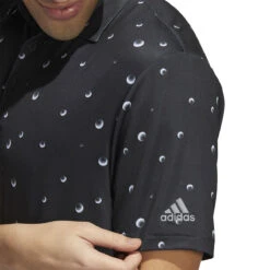 Adidas Golf Adidas Polo All Over Print W22 MENS SS SMALL BLACK -Berghaus Sales 408649 Black adidas Golf Mens Ultimate365 All Over Print Polo Shirt 4