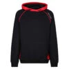 Benross Windtop Panel Hood W22 MENS LS SMALL BLK/RED