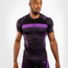 Venum NoGi 3.0 Rashguard Short Sleeves - Black-Purple