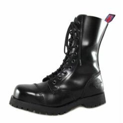 Shoes NEVERMIND - 10 Pinhole - Black Polido