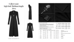 Punk Rave Brea High Split Dress 15 Punk Rave Brea High Split Dress -Berghaus Sales PRBreadress 7