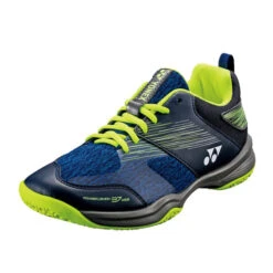 Yonex Men's SHB 37 Wide Indoor Court Shoes Navy Yellow