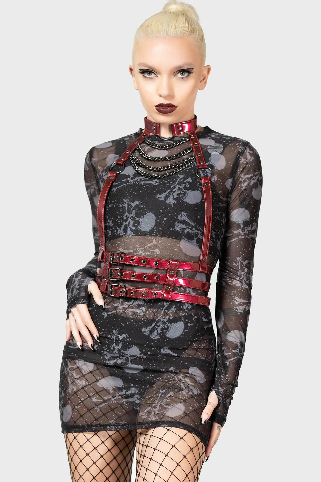 Killstar Slamming Tunes Harness 2 Killstar Slamming Tunes Harness - Image 2