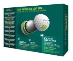 TaylorMade Tour Response Golf Balls | White -Berghaus Sales TM22BAL TA505 N7638401 TourResponse WHT GLB dz Tray v3