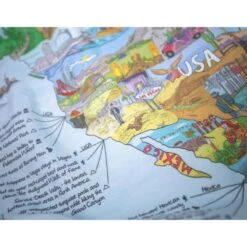 Bucketlist Map Towel Things To Do Before You Die -Berghaus Sales awesome maps bucketlist map towel things to do before you die 9