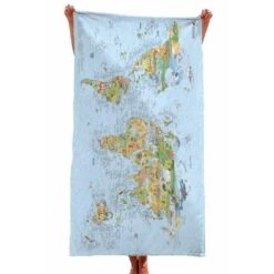 Dive Map Towel