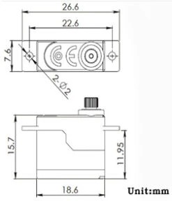 Blue Bird BMS-101DMG Servo - 1.0Kg.cm 0.07s 4.5g 8mm 9 Blue Bird BMS-101DMG Servo - 1.0Kg.cm 0.07s 4.5g 8mm -Berghaus Sales blue bird bms 101dmg servo 1 0kg cm 0 07s 4 5g 8mm 50