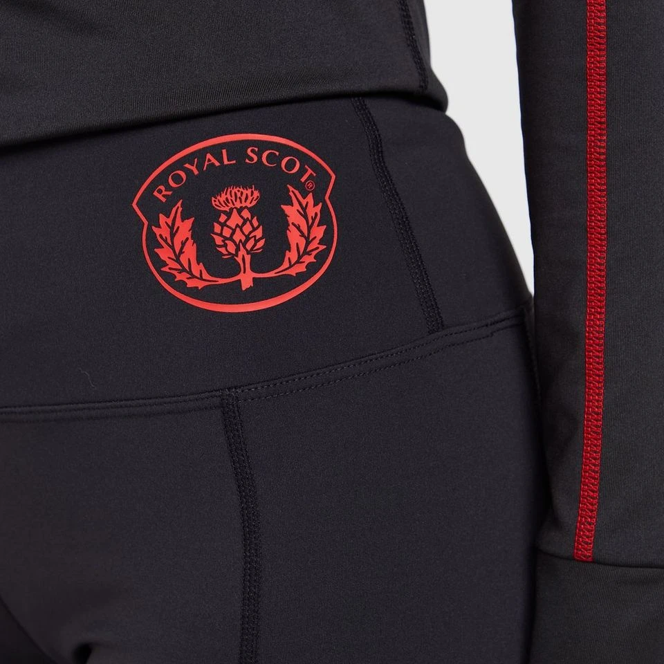 Women's Full Seat Riding Tights In Black 4 Women's Full Seat Riding Tights In Black - Image 4