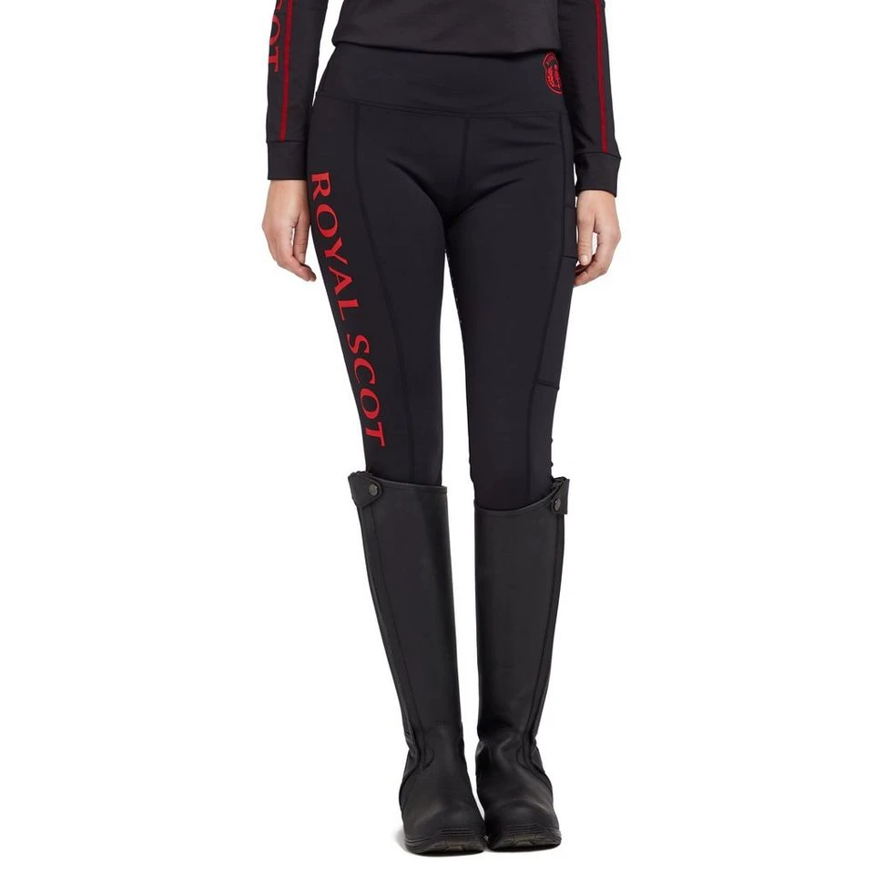 Women's Full Seat Riding Tights In Black 9 Women's Full Seat Riding Tights In Black - Image 9