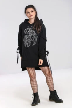 Hell Bunny Medusa Hoodie Dress