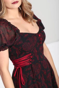 Hell Bunny Clarice Mini Dress -Berghaus Sales hlb40296 clarice mini dress blk 03 1 1