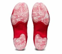 Asics JB Elite IV Wrestling Shoes Classic Red-White -Berghaus Sales jb elite IV punavalko3