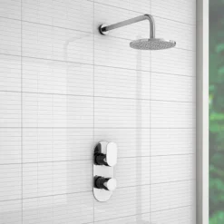 Bosa Modern Twin Concealed Thermostatic Shower Valve -Berghaus Sales lsv91 detail2