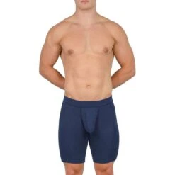 Obviously EliteMan Boxer Brief 9inch Leg - Navy -Berghaus Sales obviously eliteman boxer brief 9inch leg navy 31762965