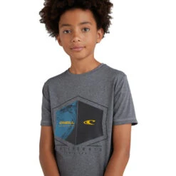 O'Neill Breaker Hybrid SS Shirt Boys Asphalt -Berghaus Sales oneill breaker hybrid ss shirt boys asphalt 3