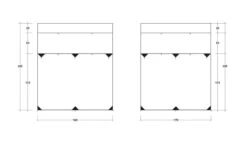 Outwell Fallcrest Side Panel Set 10 Outwell Fallcrest Side Panel Set -Berghaus Sales outwell fallcrest awning side panel set 5