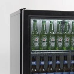 Premium Gastroline Commercial Double Door Drinks Fridge Hinged Doors 216L -Berghaus Sales rrg062 6