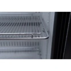 Premium Gastroline Commercial Double Door Drinks Fridge Sliding Doors 216L -Berghaus Sales rrg063 shelf close up