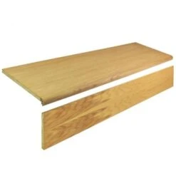 Stair Klad Tread & Riser 1500mm - 1 Pack - Oak Lacquered Finish -Berghaus Sales sct10 okit 2