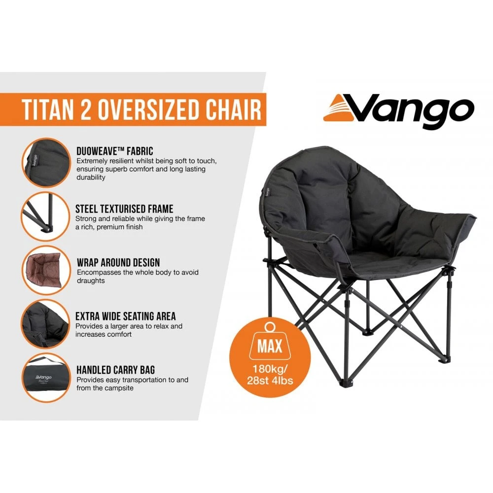 Vango Titan 2 Oversized Chair 2 Vango Titan 2 Oversized Chair - Image 2