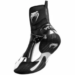 Venum Elite Boxing Shoes, Black-Silver -Berghaus Sales venum 03681 128 venum 03681 128 galery image 2 boxing shoes elite black silver 1500 07